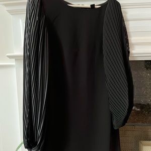 Black formal long sleeve dress